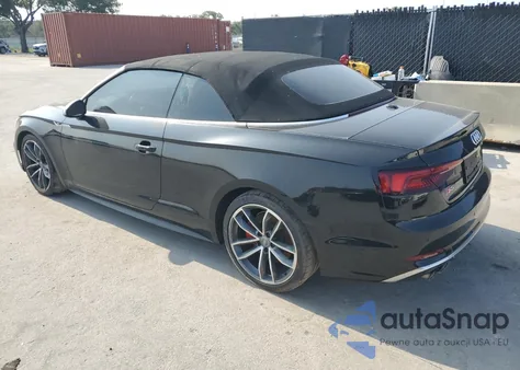 2018 Audi S5 Premium Plus из США, поврежденный, VIN WAUY4GF53JN005066
